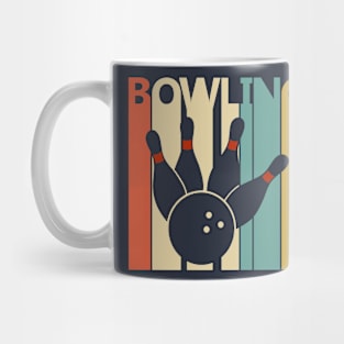 Vintage Bowling Player Gift Mug